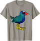Funny Cartoon Purple Gallinule Birdorable Cute Bird T-Shirt - T-Shirt | Sand