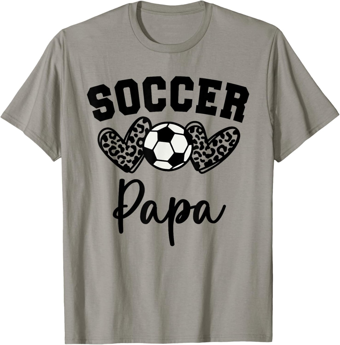 Soccer Papa Matching Family Soccer T-Shirt - T-Shirt | Sand