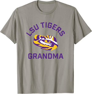 LSU Tigers Arched Grandma T-Shirt - T-Shirt | Sand