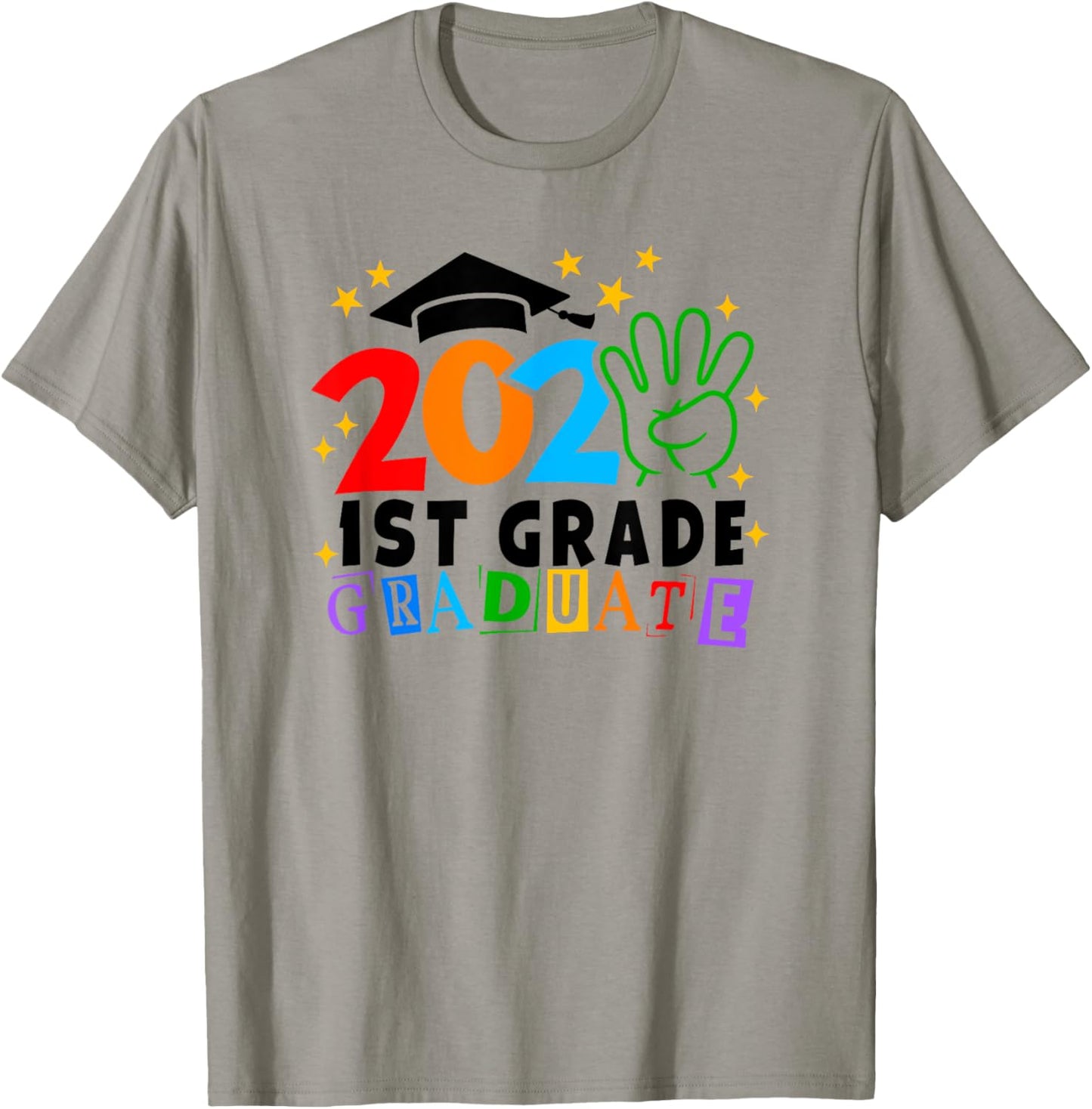 1st First Grade Graduate 2024 Graduation Class Of 2024 Kids T-Shirt - T-Shirt | Sand