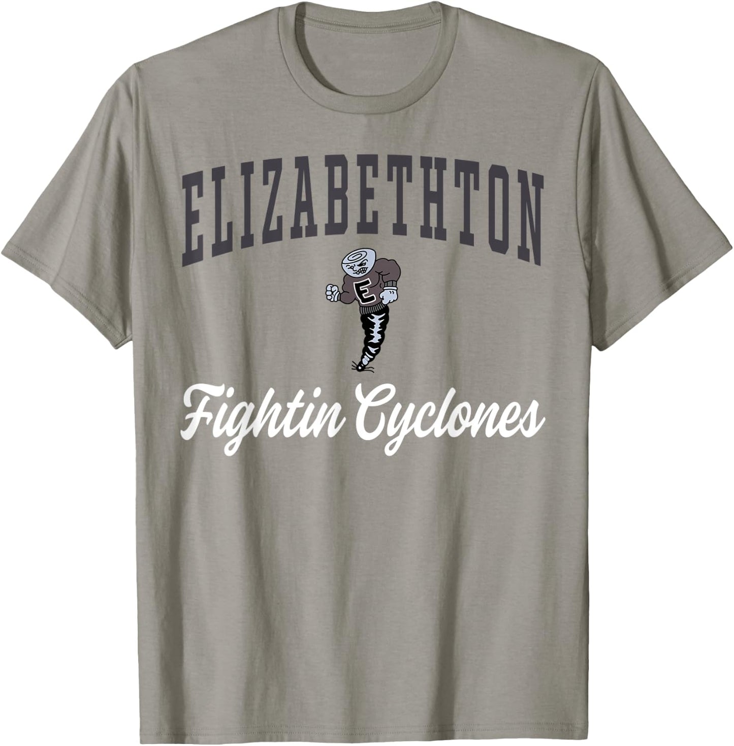 Elizabethton High School Fightin Cyclones C3 T-Shirt - T-Shirt | Sand