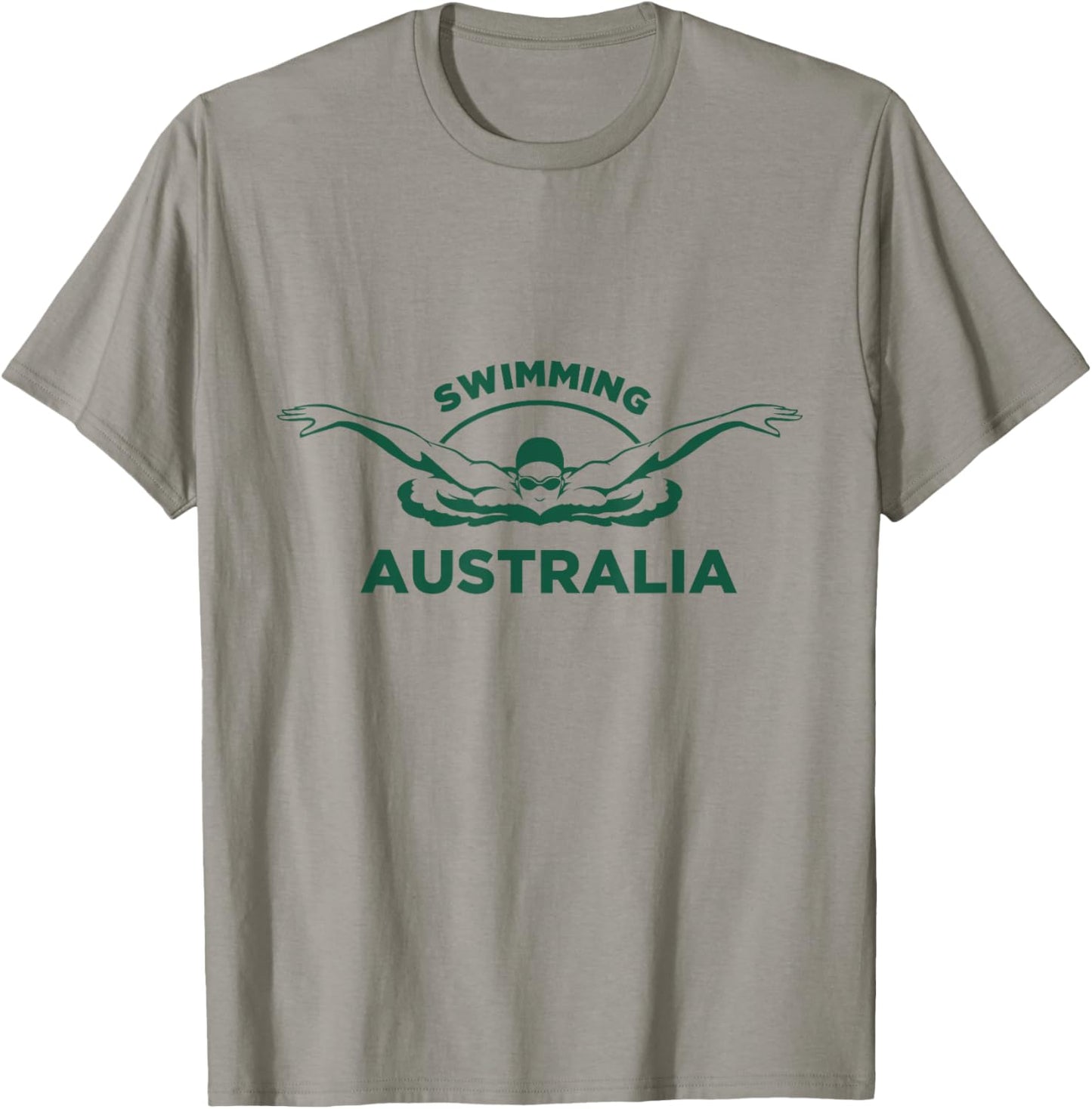 Swimming Australia Support the Team Shirt Pool T-Shirt - T-Shirt | Sand