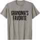 Grandma's Favorite T-Shirt - T-Shirt | Sand