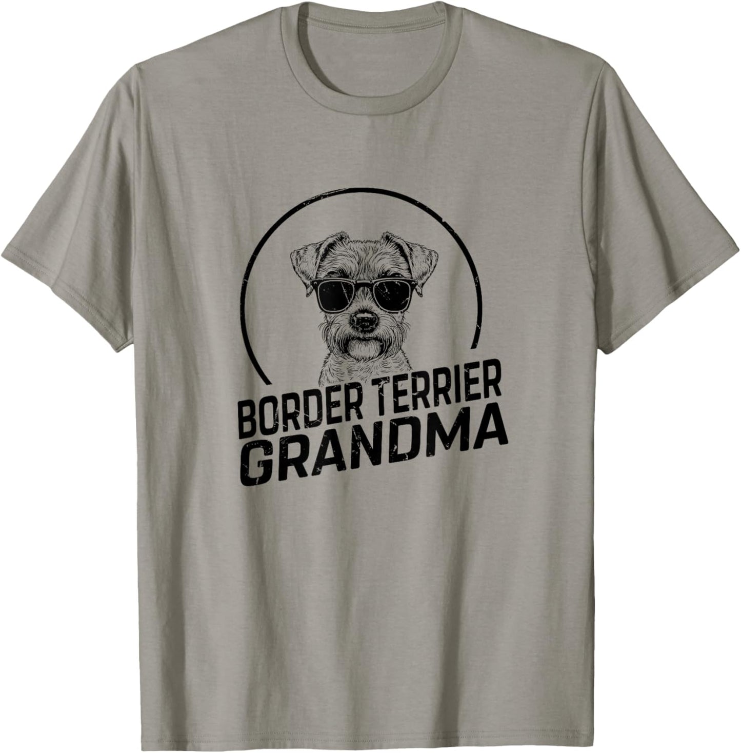 Border Terrier Dog Grandma Dog Owner Gifts Women Mom Mama T-Shirt - T-Shirt | Sand