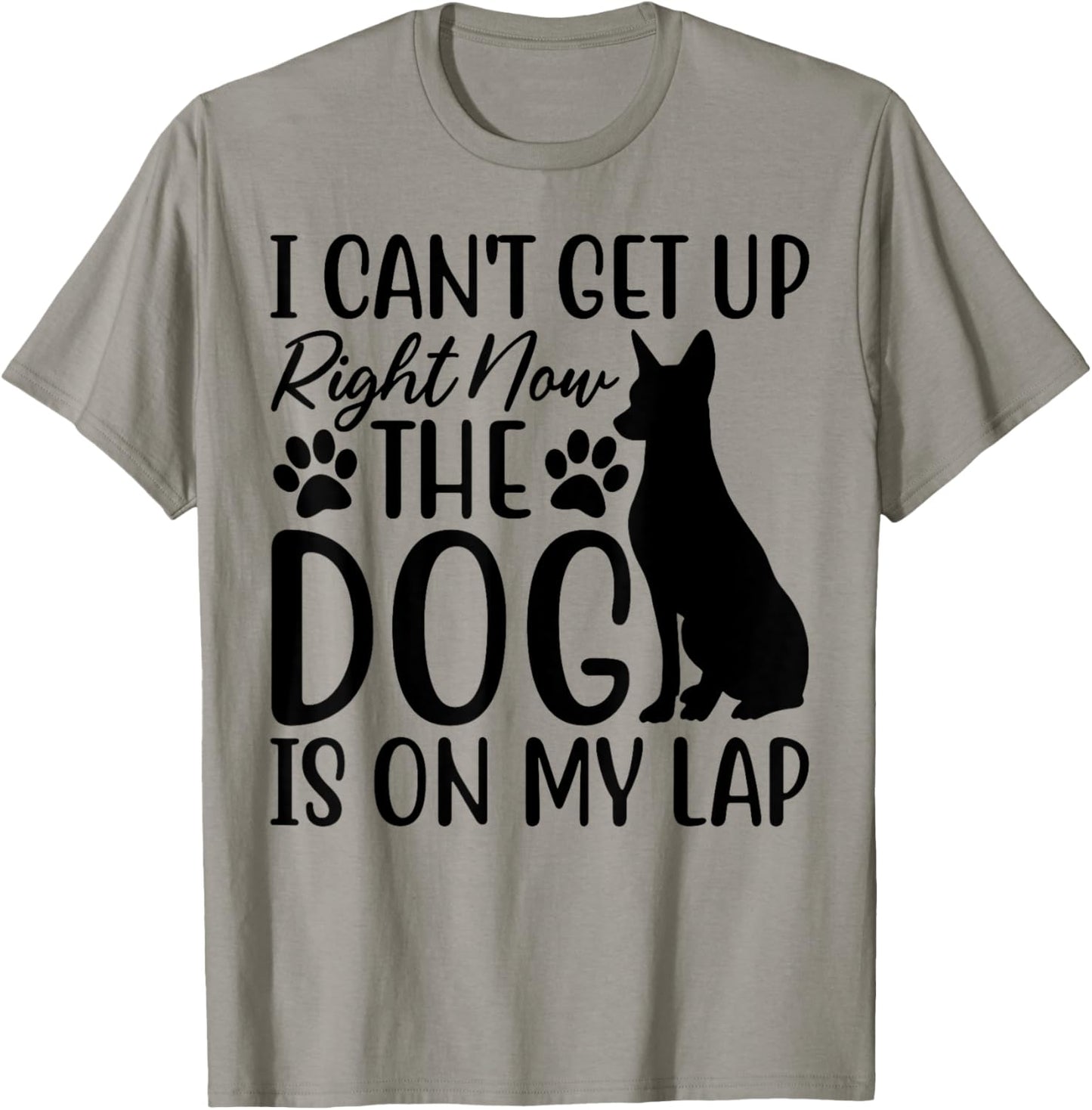 Dog Lover, I Can’t Get Up Right Now The Dog Is On My Lap Women Kids T-Shirt - T-Shirt | Sand