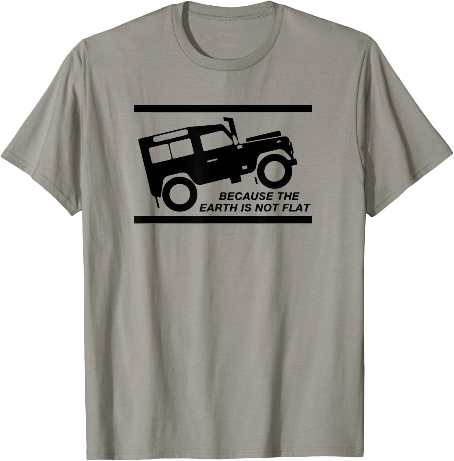 Einhrner und A-Lcher - Nerd Stuff 4x4 Soil , -Adult, Grey, Small, Short Sleeve T-Shirt - T-Shirt | Sand