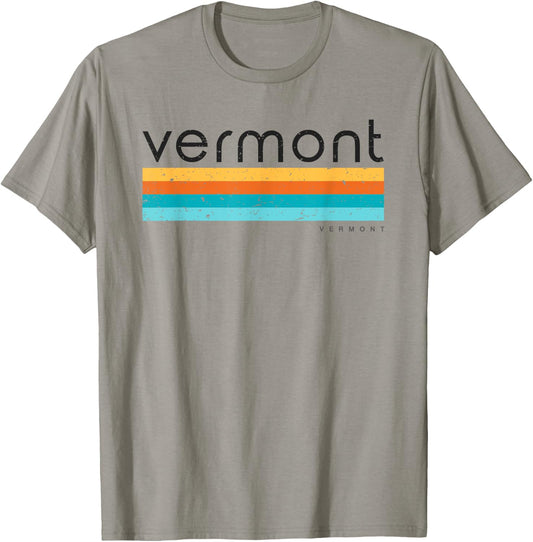 Vintage Vermont Retro Design T-Shirt - T-Shirt | Sand