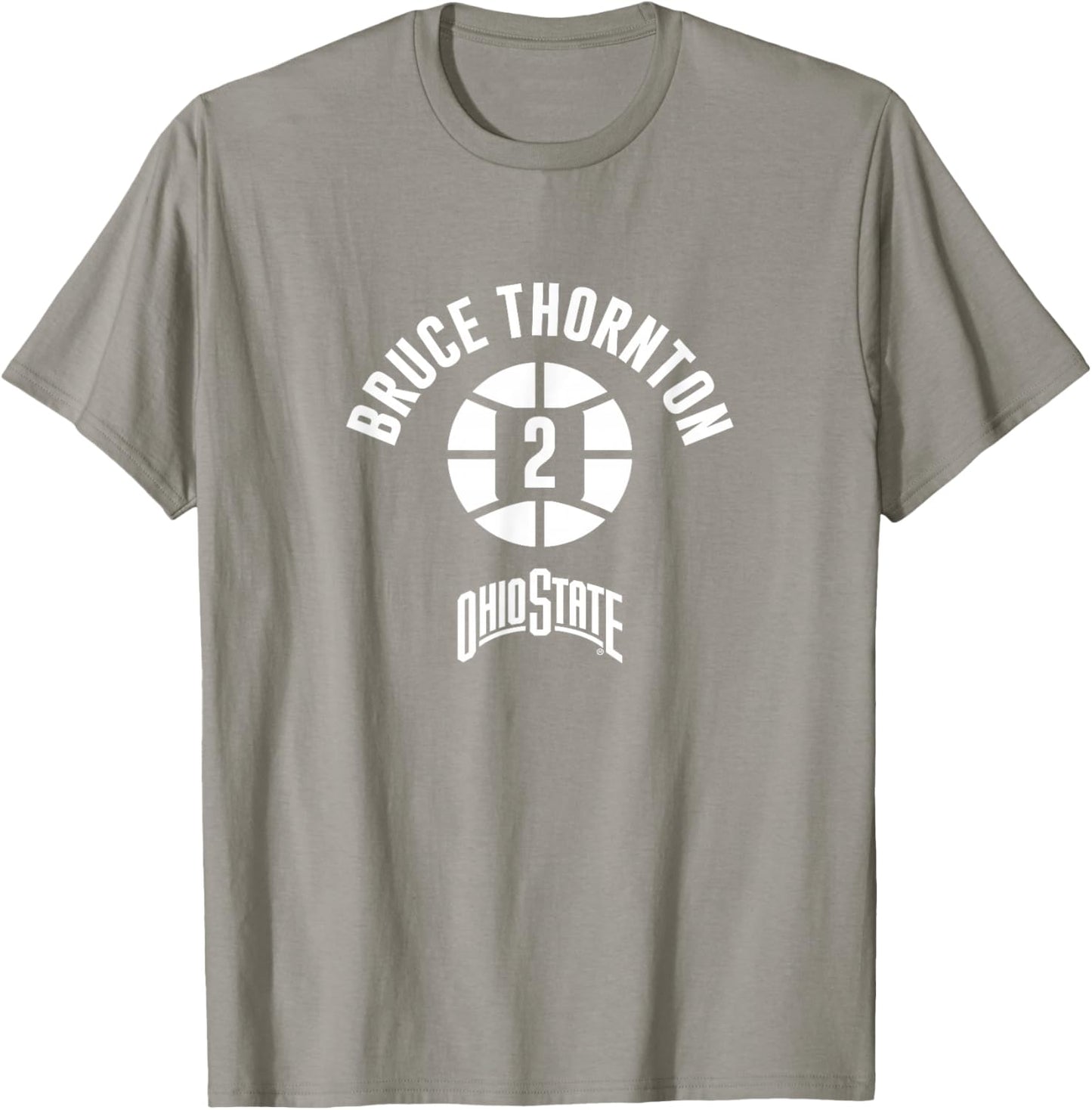 Ohio State Basketball: Bruce Thornton Name Number Ball T-Shirt - T-Shirt | Sand