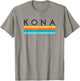 Vintage Kona Hawaii Retro Design T-Shirt - T-Shirt | Sand