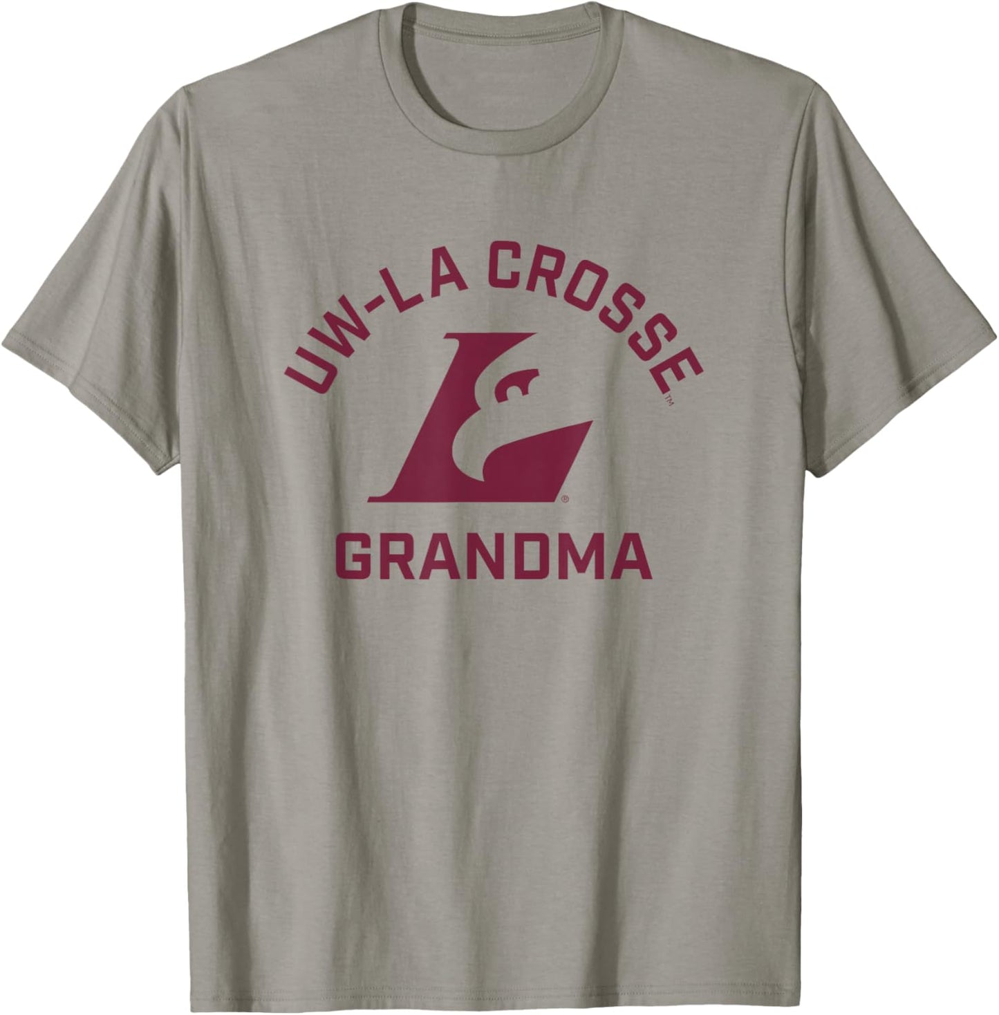 University of Wisconsin-La Crosse Eagles Arched Grandma T-Shirt - T-Shirt | Sand