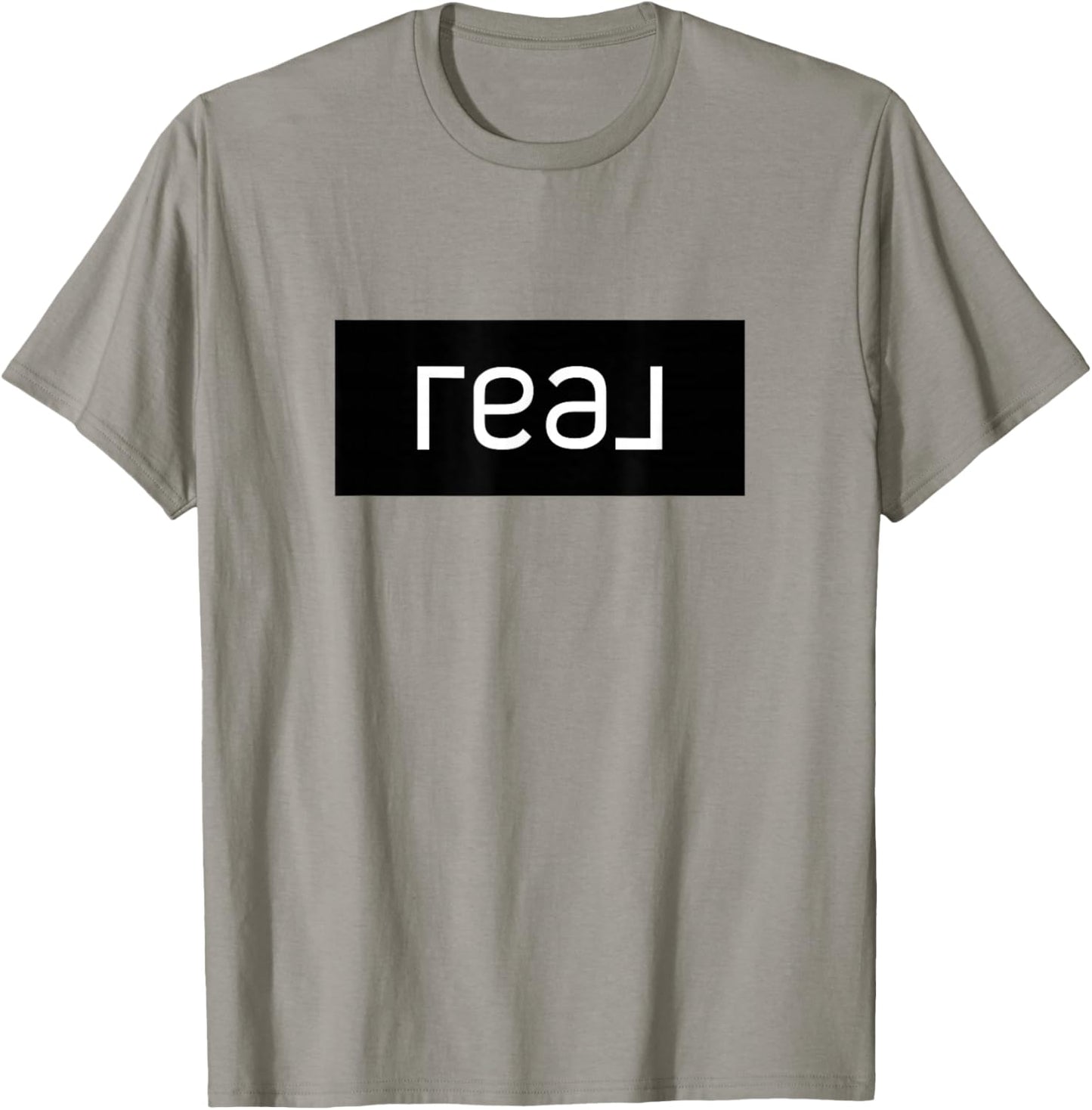 Real Broker Solid Black Logo T-Shirt - T-Shirt | Sand