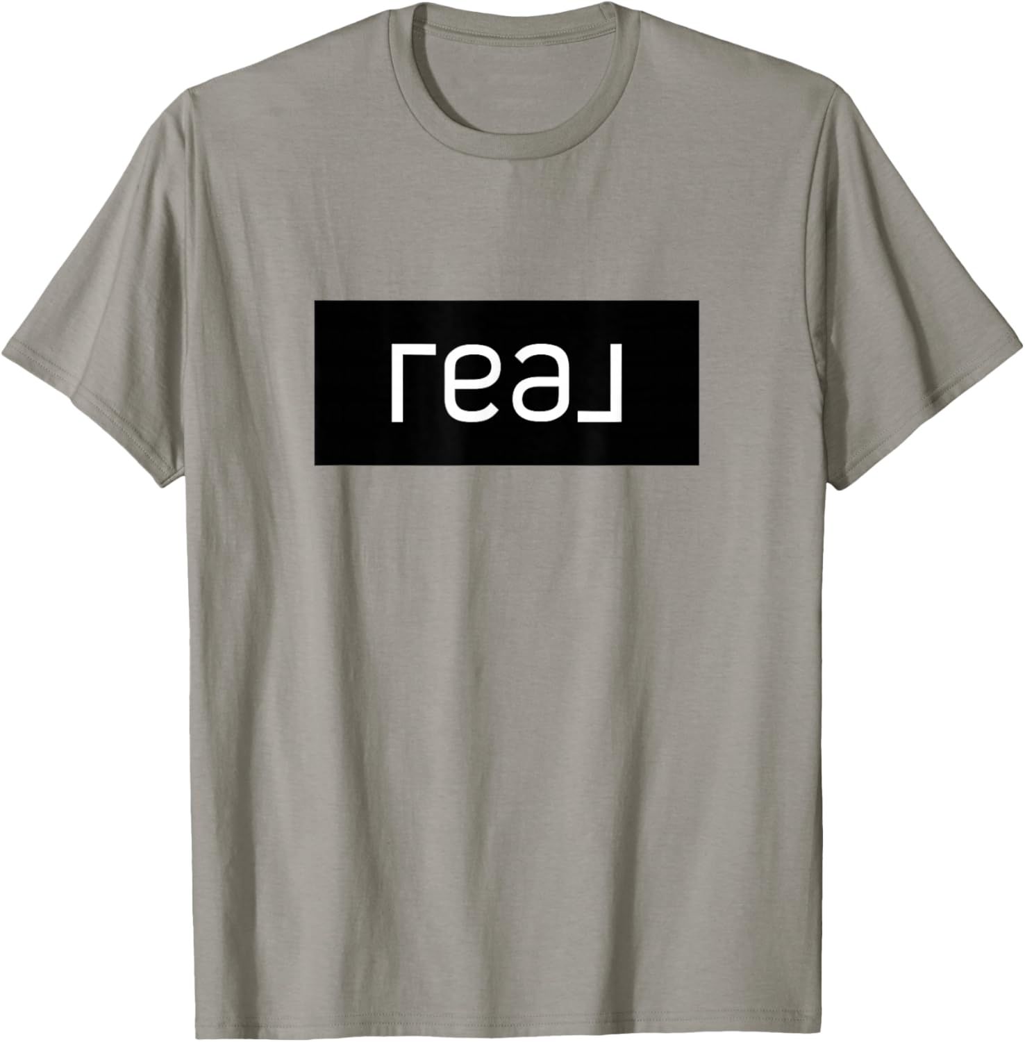 Real Broker Solid Black Logo T-Shirt - T-Shirt | Sand