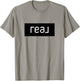 Real Broker Solid Black Logo T-Shirt - T-Shirt | Sand