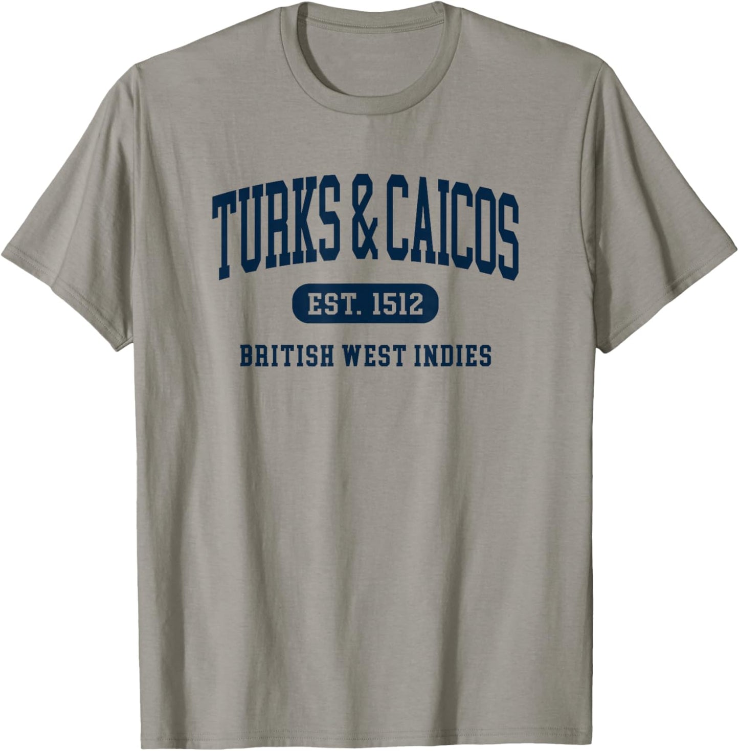 Turks and Caicos Islands Retro Preppy Throwback Souvenir T-Shirt - T-Shirt | Sand