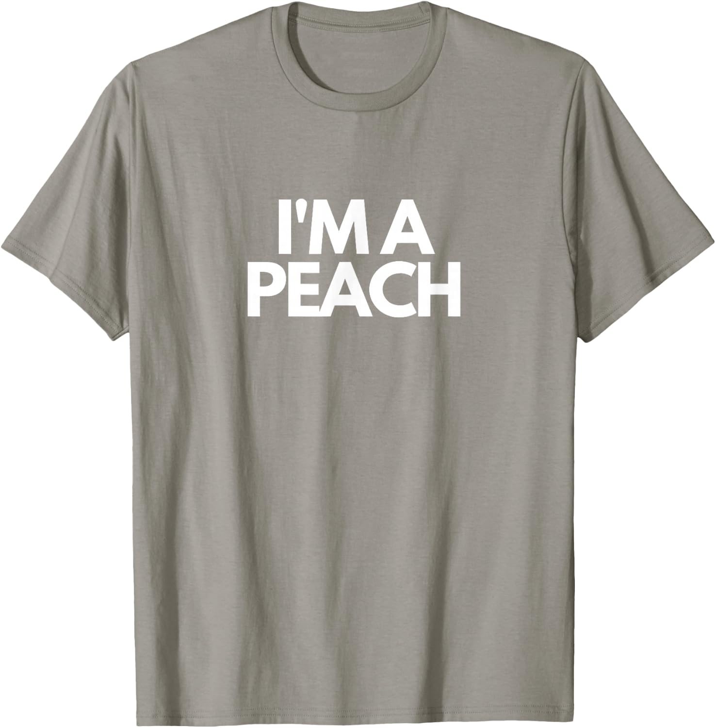 Pretend I'm A Peach Funny Halloween Costume Orange T-Shirt - T-Shirt | Sand