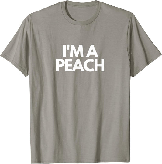 Pretend I'm A Peach Funny Halloween Costume Orange T-Shirt - T-Shirt | Sand