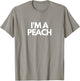 Pretend I'm A Peach Funny Halloween Costume Orange T-Shirt - T-Shirt | Sand