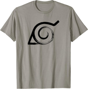 Naruto Shippuden Distressed Anti-Leaf Village Symbol Anime T-Shirt - T-Shirt | Sand