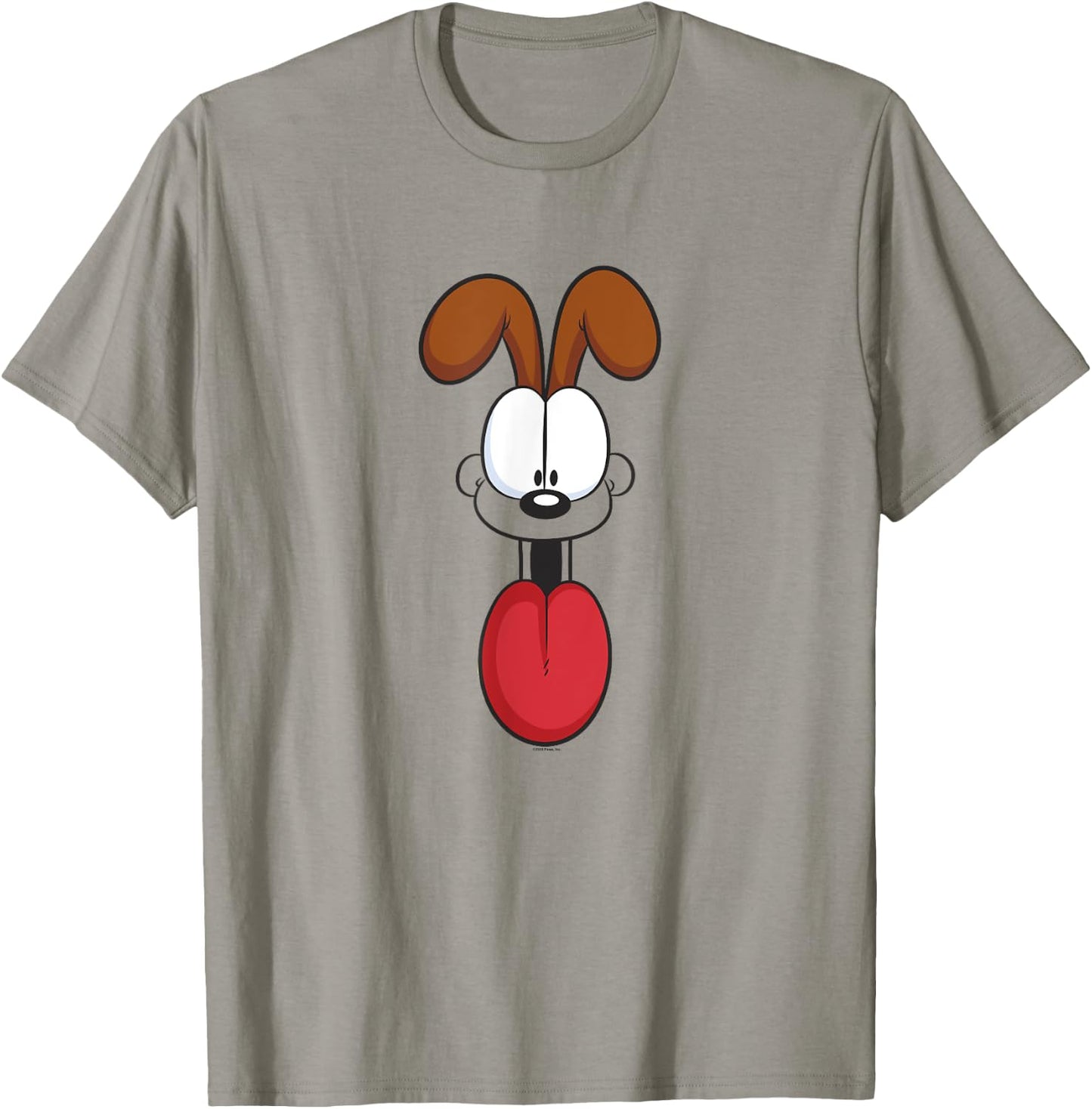 Garfield Odie Big Face T-Shirt - T-Shirt | Sand