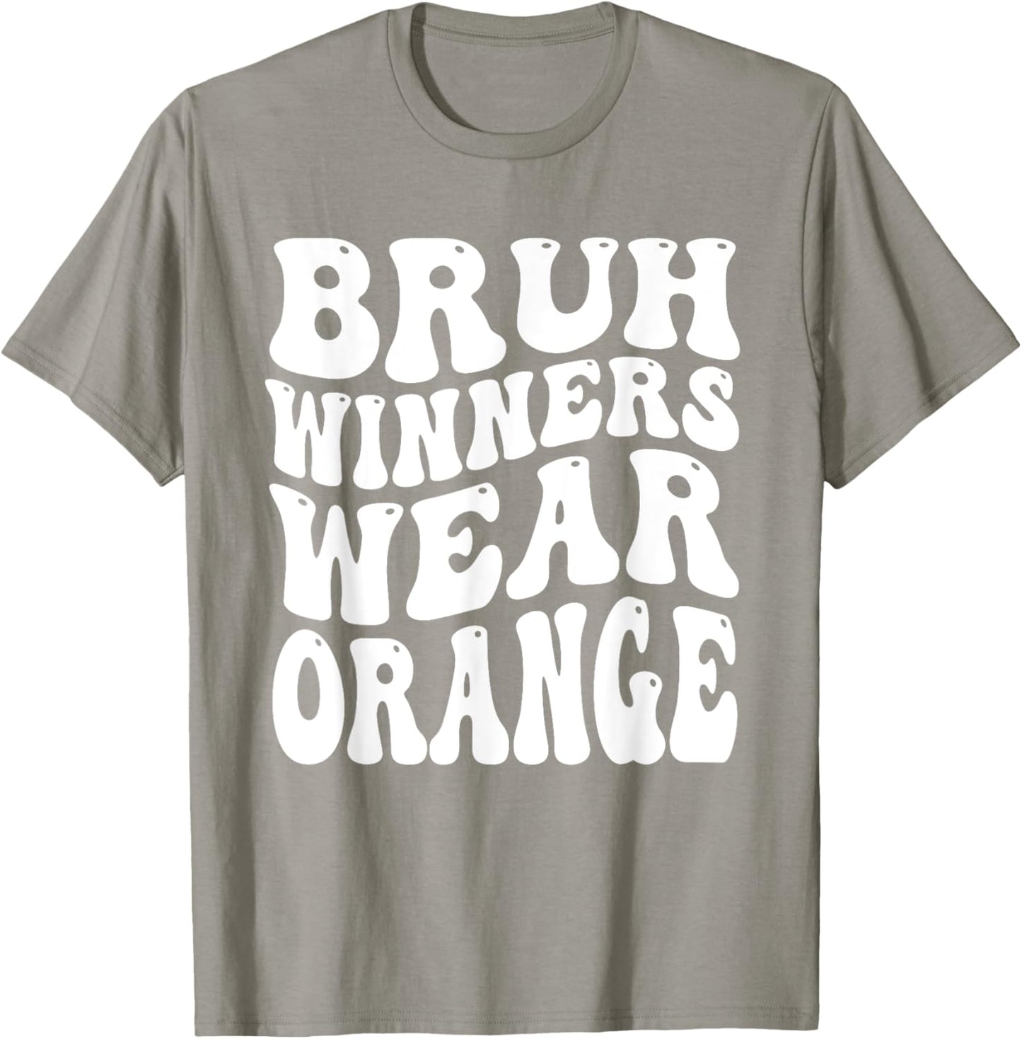 Winners Wear Orange Team Spirit Week Game Sports day Groovy T-Shirt - T-Shirt | Sand