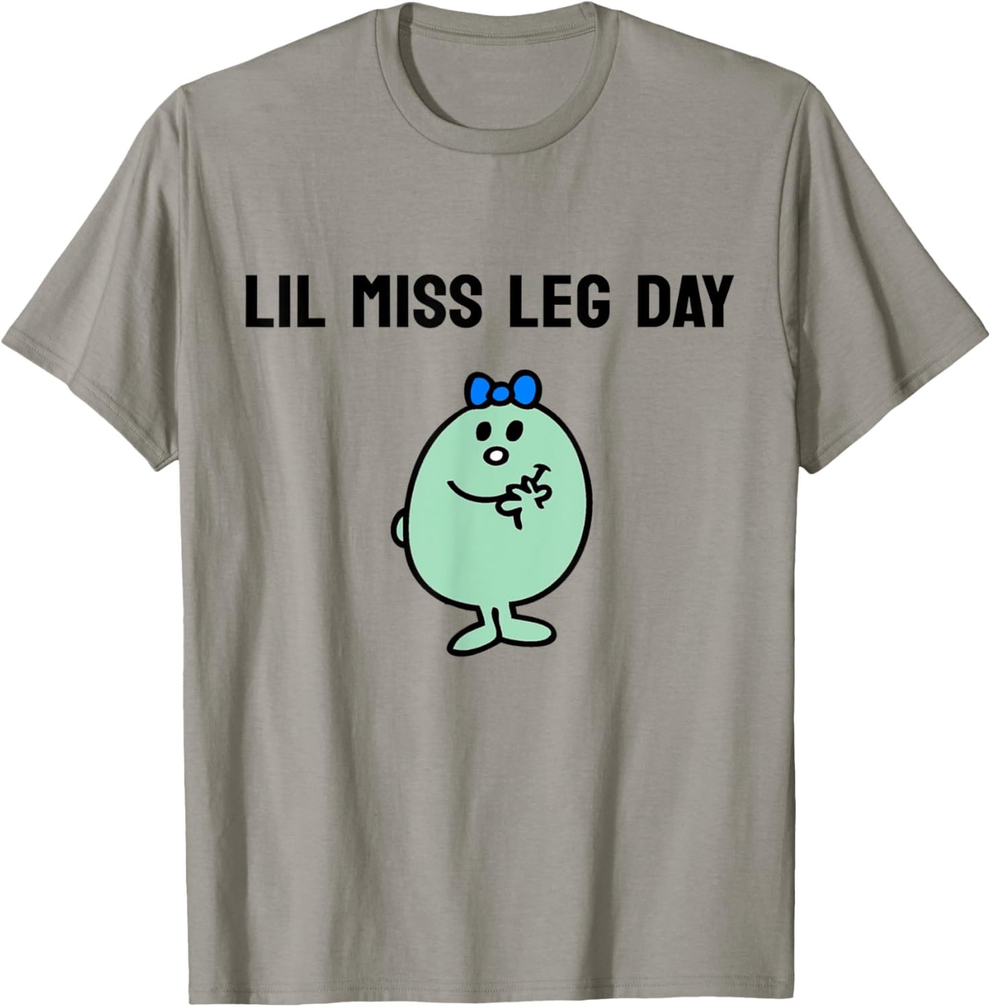 Lil Miss Leg Day Gym Pump Cover Women Oversized Gym Workout T-Shirt - T-Shirt | Sand