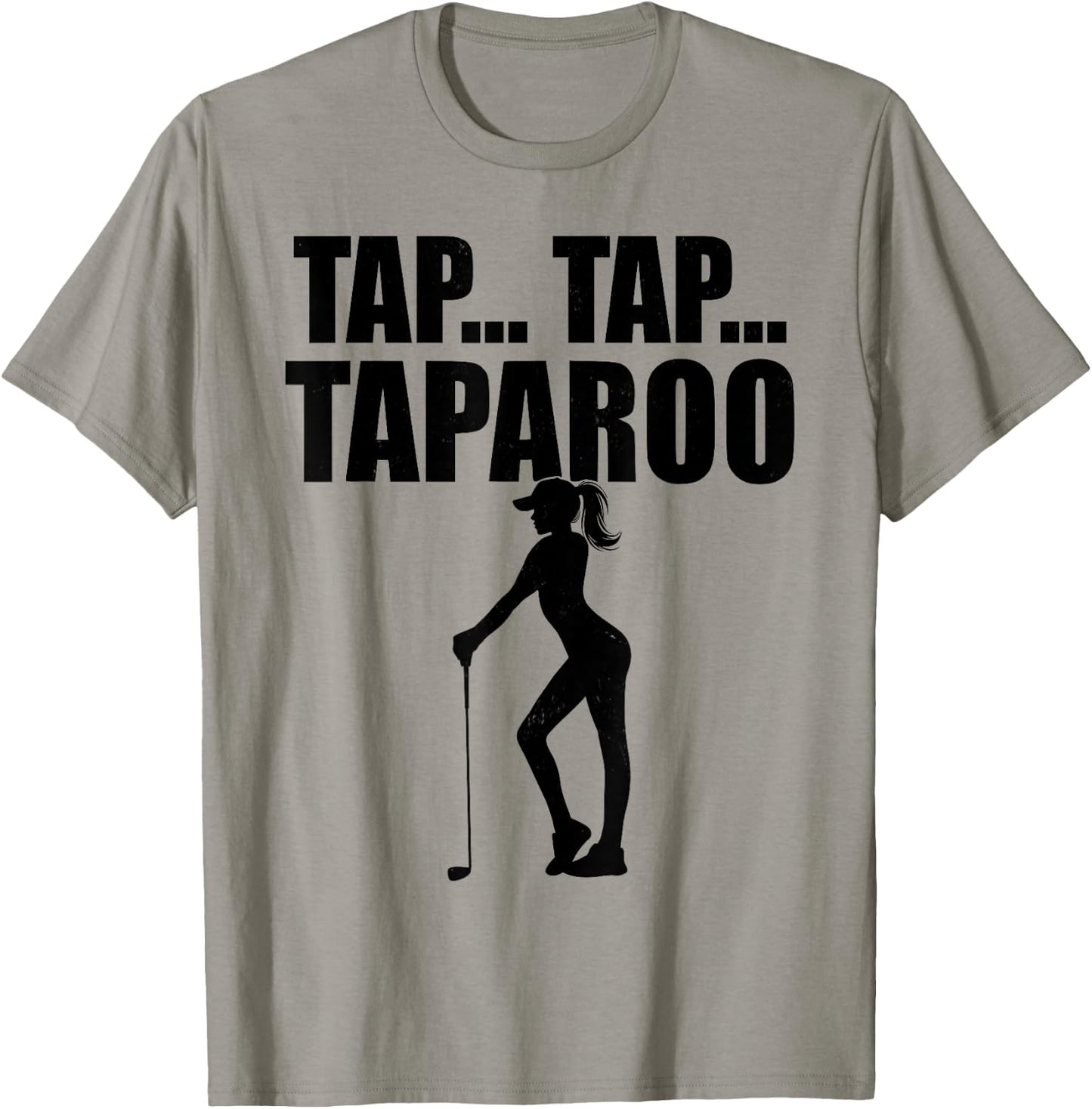 Tap... Tap... Taparoo Cute Golfer T-Shirt - T-Shirt | Sand