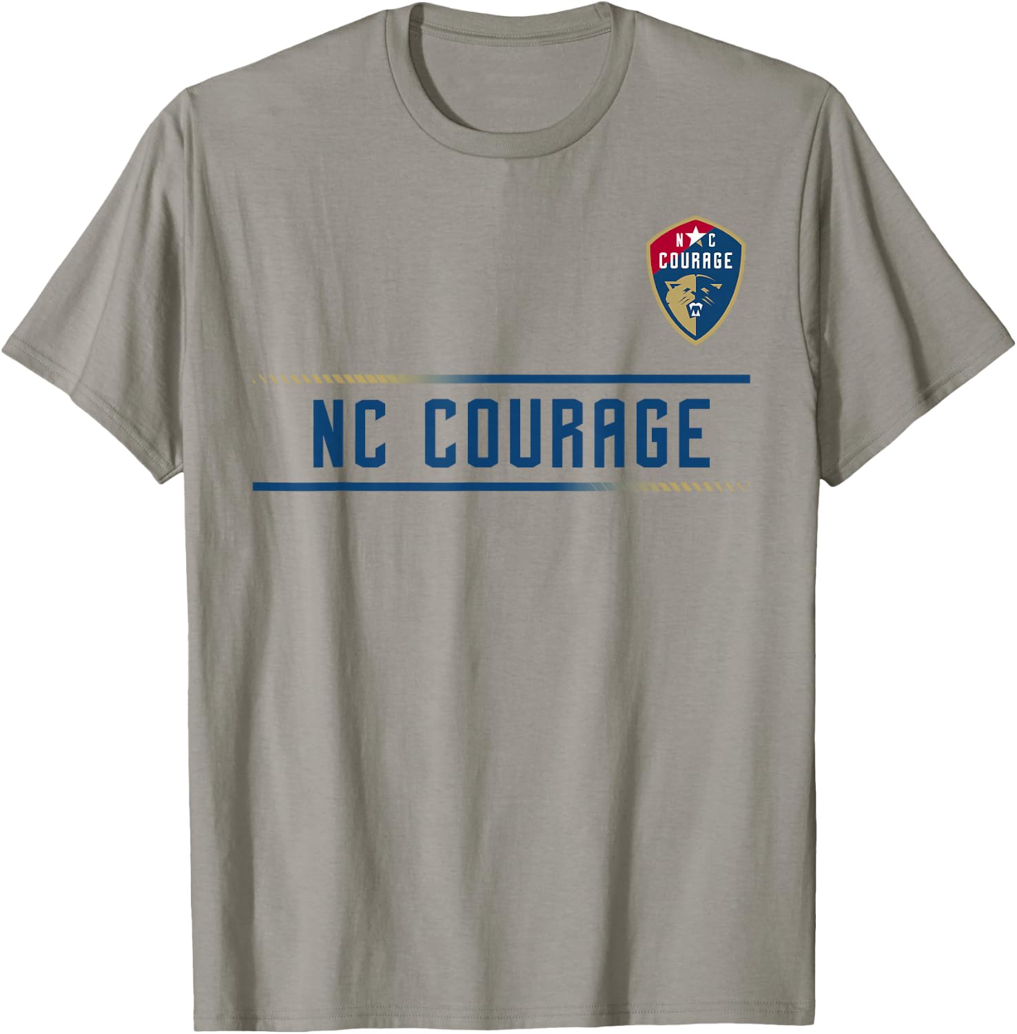 Officially Licensed North Carolina Courage NWSL Apparel T-Shirt - T-Shirt | Sand