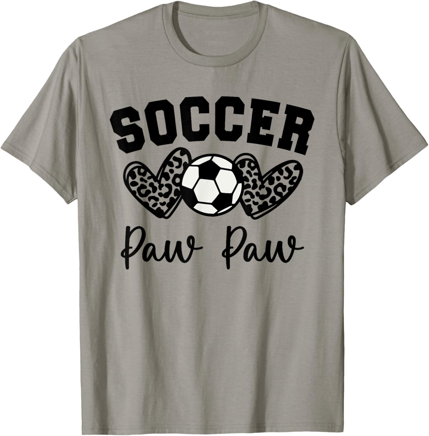 Soccer Paw Paw Matching Family Soccer T-Shirt - T-Shirt | Sand