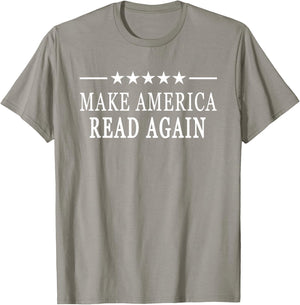 Red Make America Read Again T-Shirt - T-Shirt | Sand