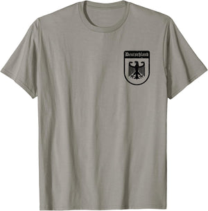 Deutschland Flagge Deutscher Adler Deutschland T-Shirt - T-Shirt | Sand
