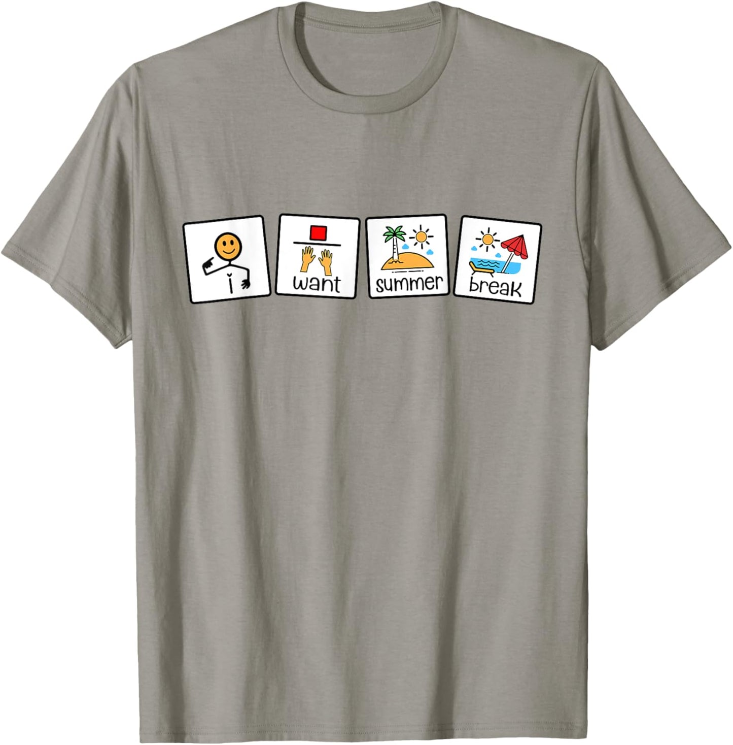 I Want Summer Break Teacher Last Day Of School Women T-Shirt - T-Shirt | Sand