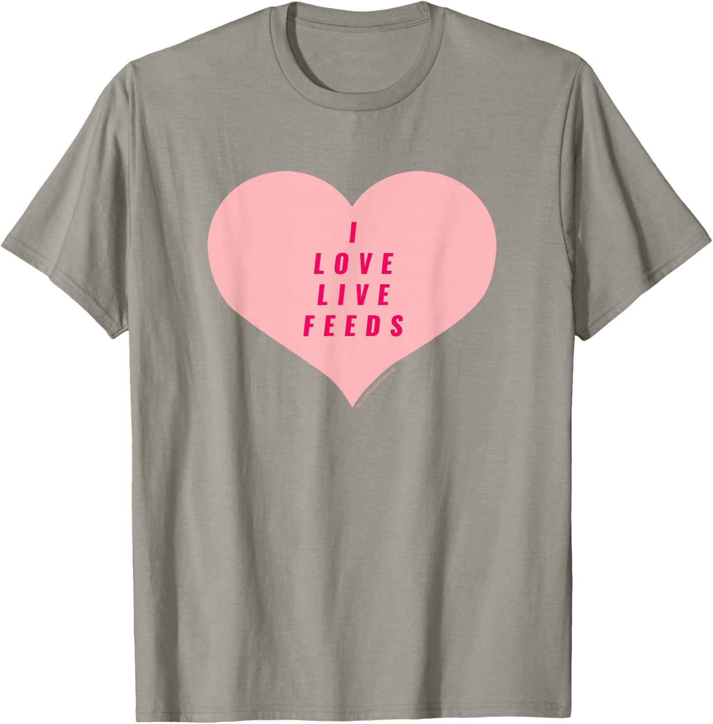 Big Brother Heart Live Feeds T-Shirt - T-Shirt | Sand