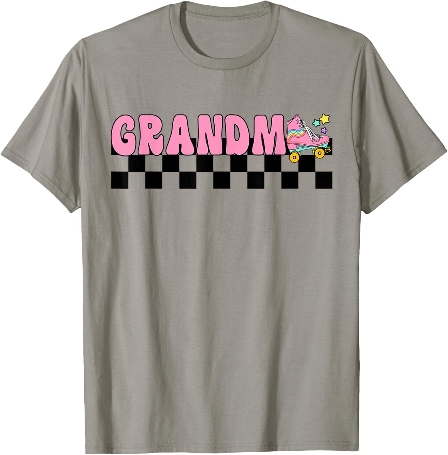 Grandma Rolling Into Birthday Roller Skating Family Matching T-Shirt - T-Shirt | Sand