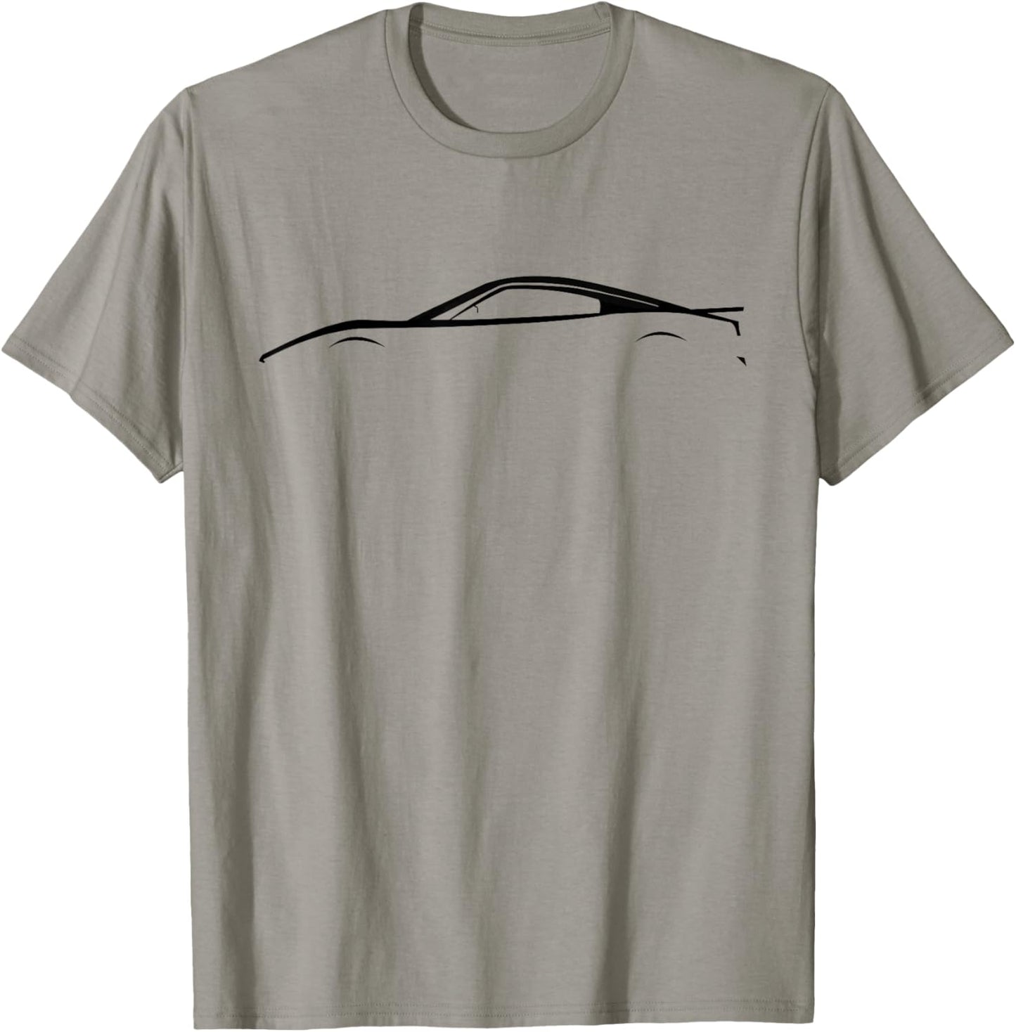 911 Legendary Racing Sports Car Iconic Racing Car Silhouette T-Shirt - T-Shirt | Sand