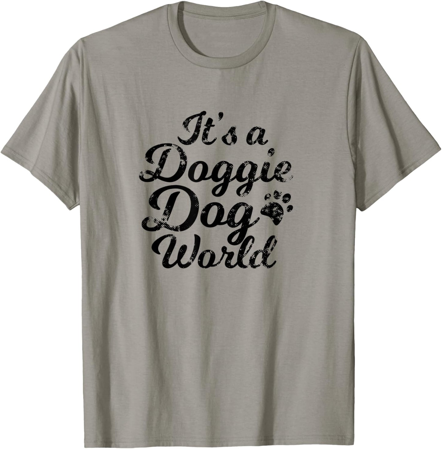 It's A Doggie Dog World (Graphic Geek) Women Kids T-Shirt - T-Shirt | Sand