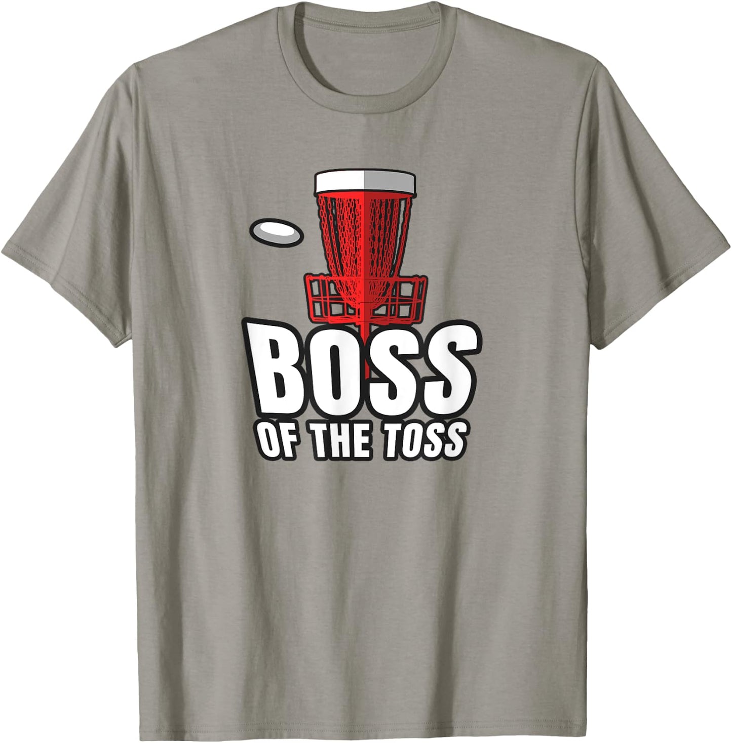 Disc Golf Boss Toss Funny Frisbee Vintage Gift T-Shirt - T-Shirt | Sand