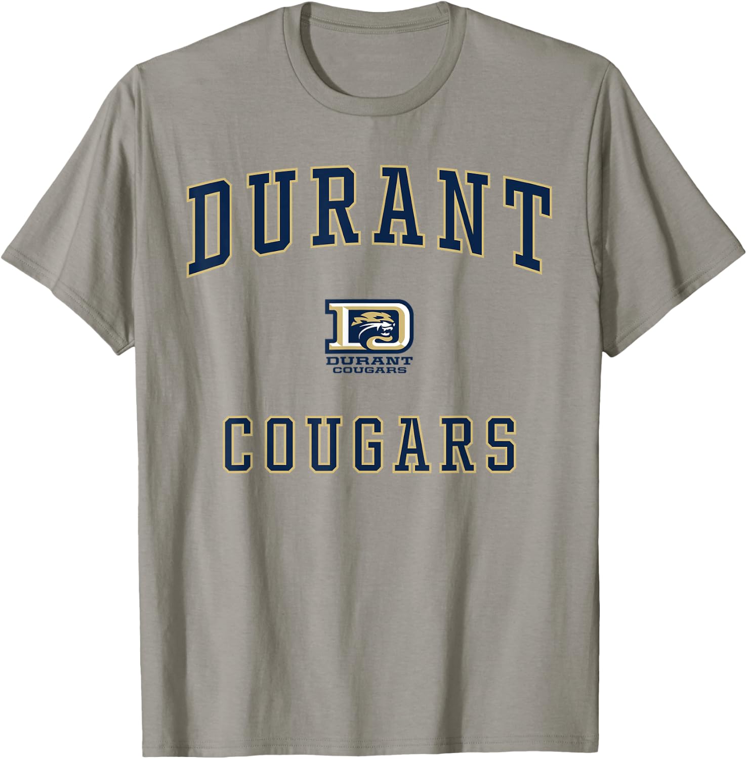 Durant High School Cougars T-Shirt - T-Shirt | Sand