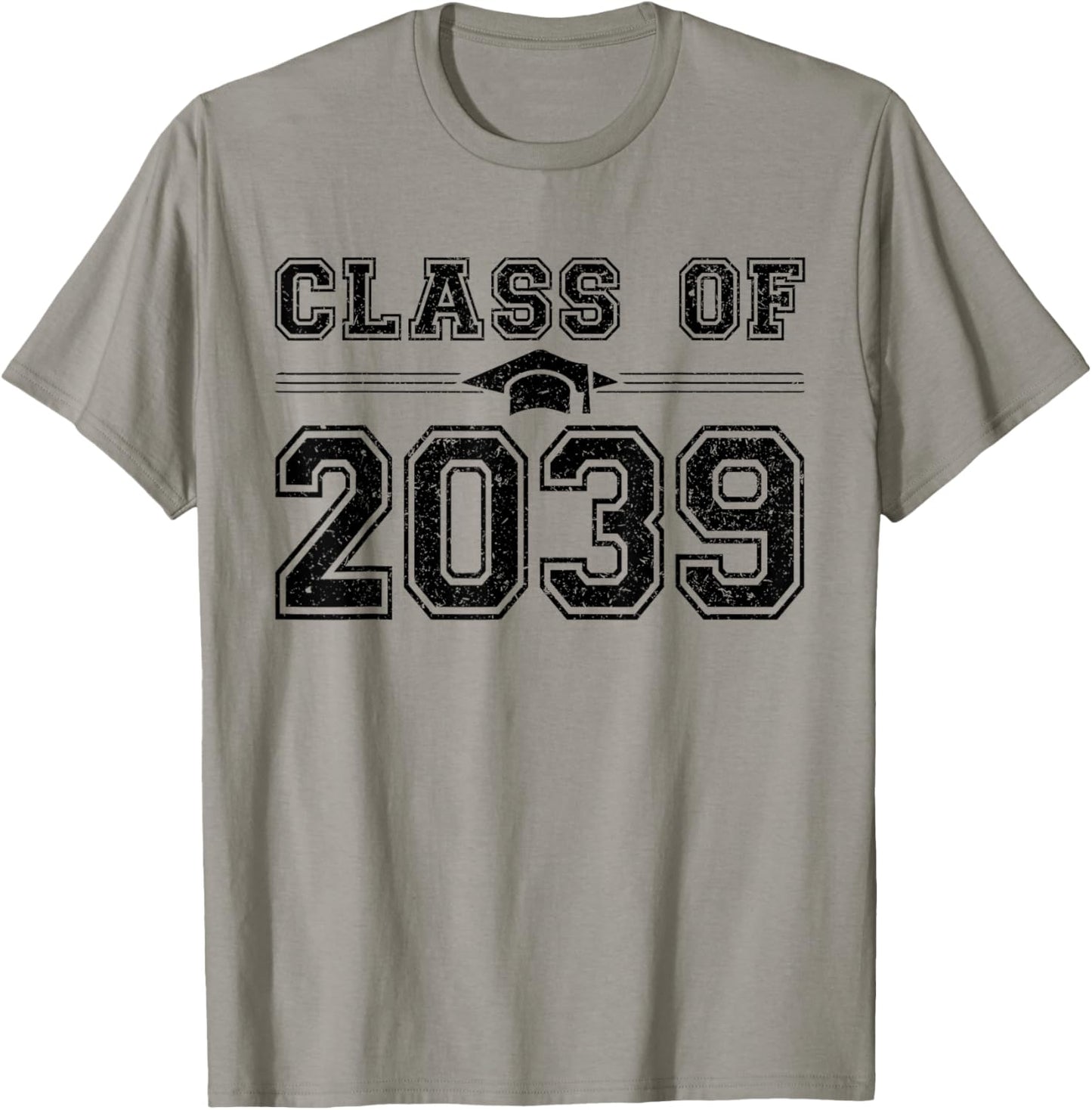 Class of 2039 Grow With Me First Day of School Graduation T-Shirt - T-Shirt | Sand