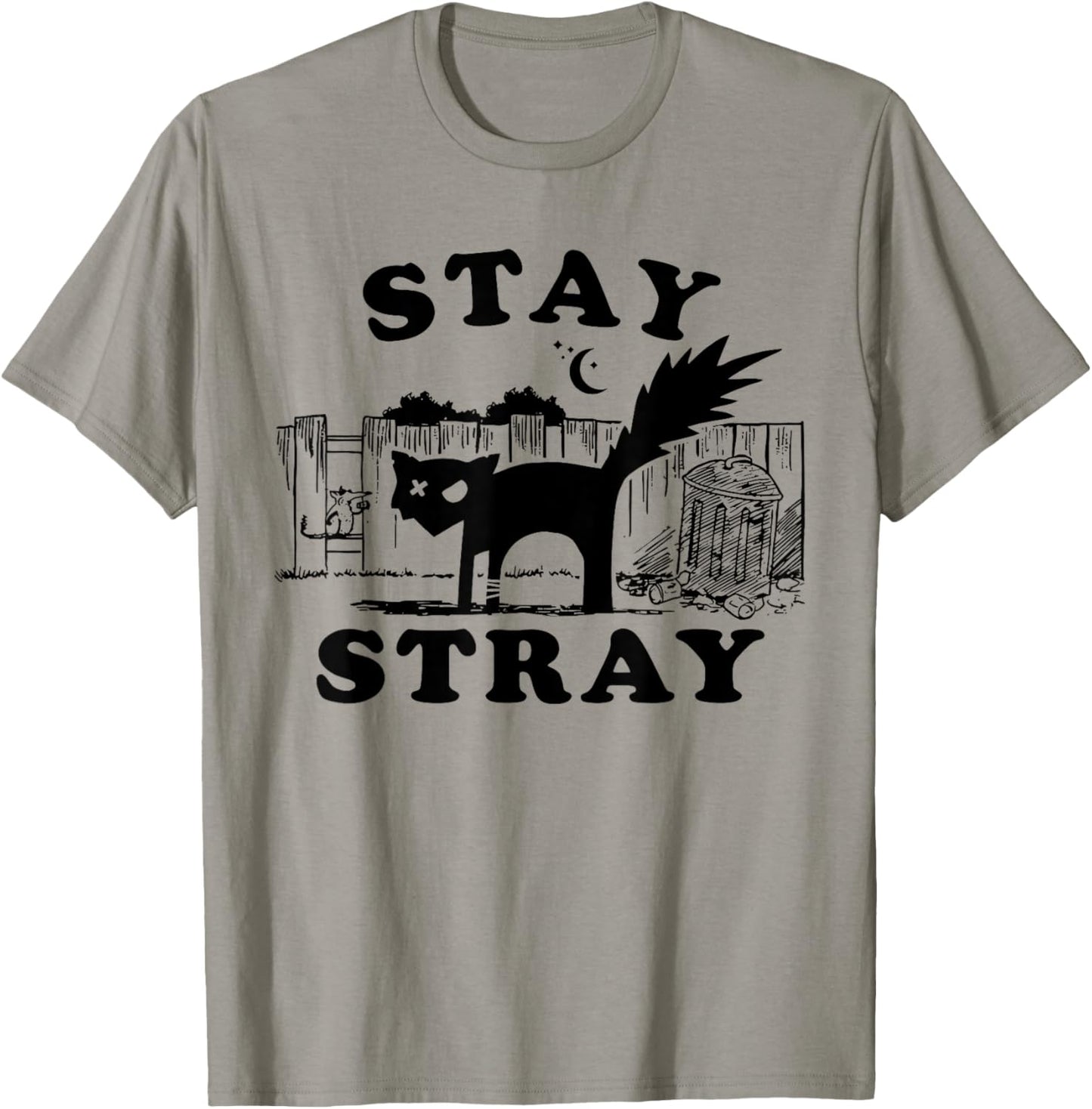 Stay stray funny design T-Shirt - T-Shirt | Sand