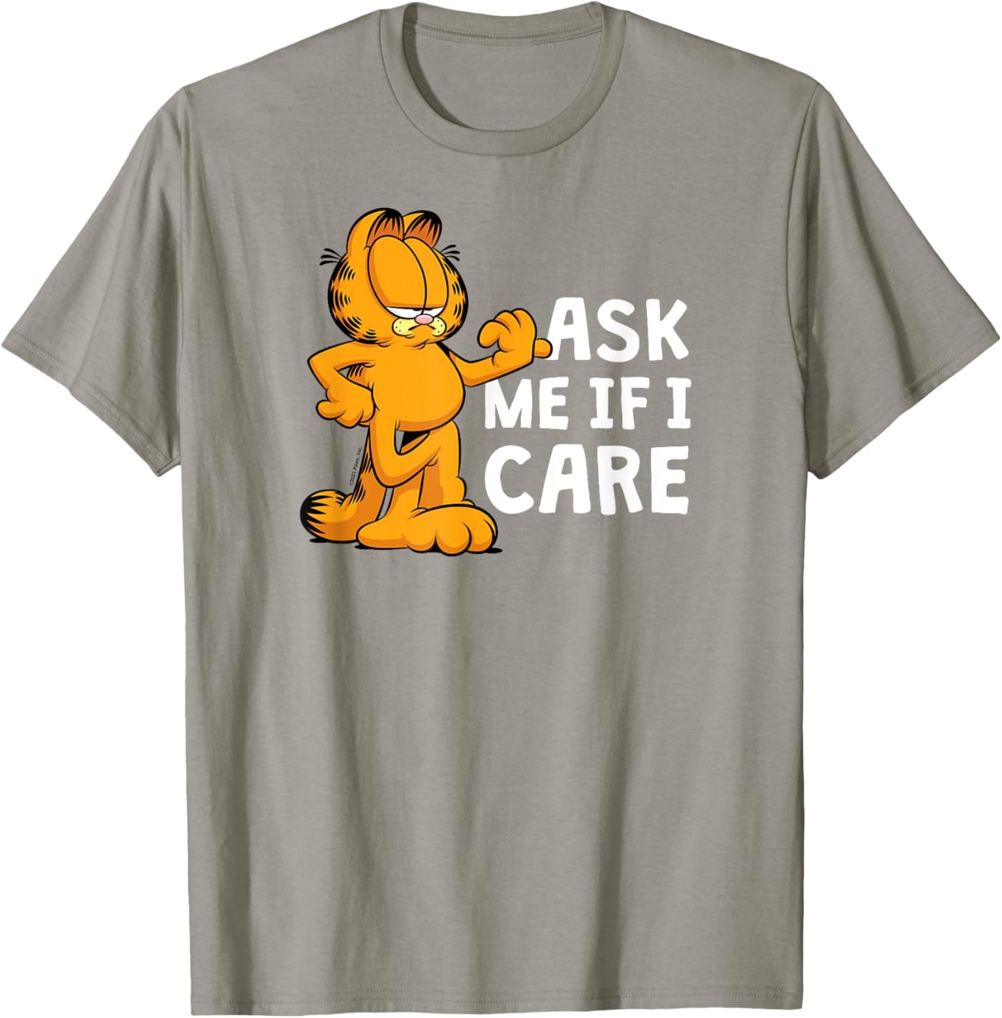 Garfield - Ask Me If I Care T-Shirt - T-Shirt | Sand