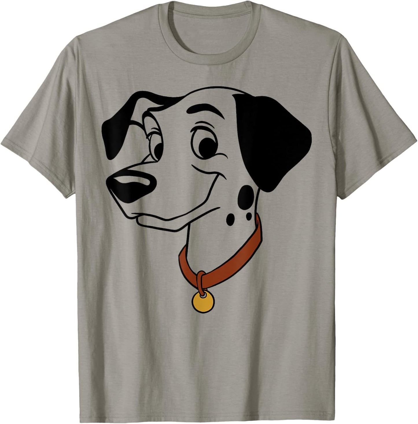 Disney 101 Dalmatians Pongo Big Face T-Shirt - T-Shirt | Sand