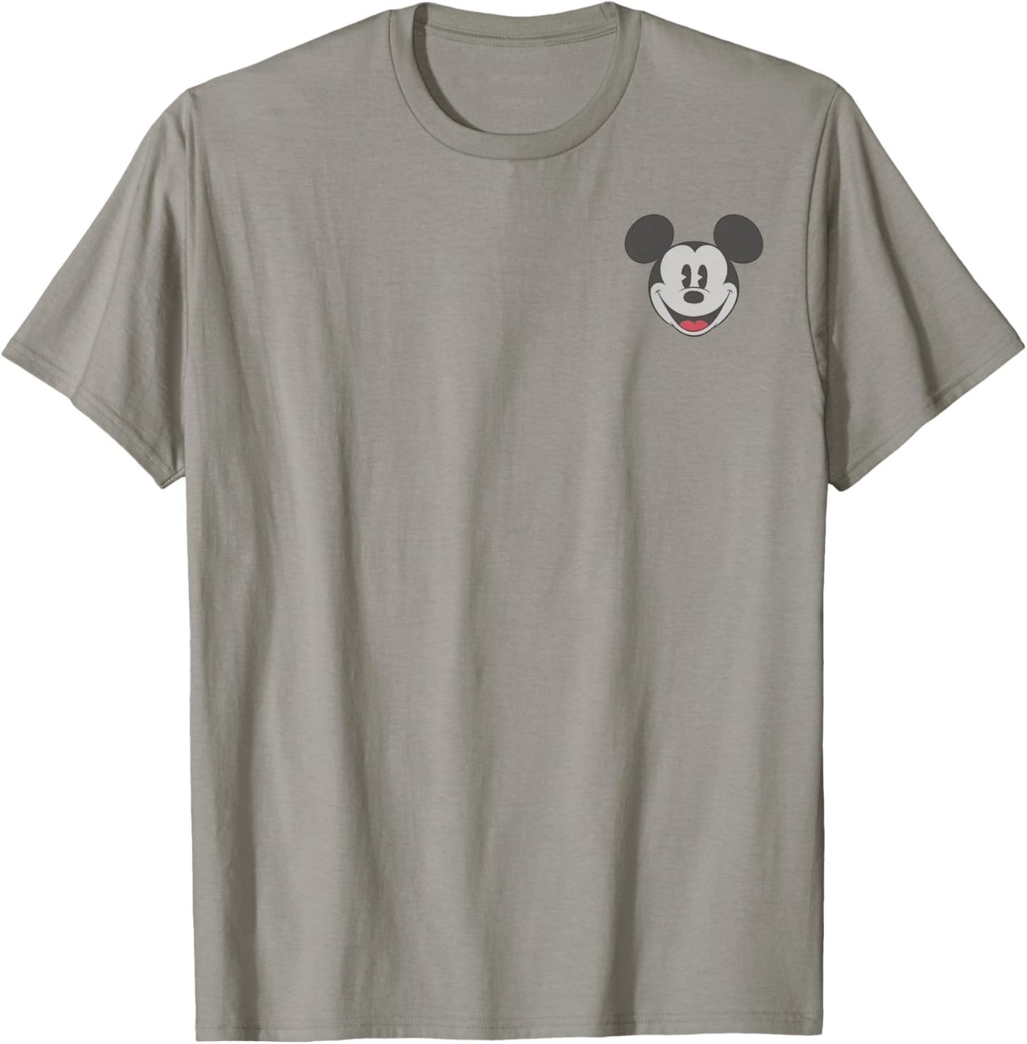 Disney Mickey and Friends Retro Smiling Mickey Pocket Logo T-Shirt - T-Shirt | Sand