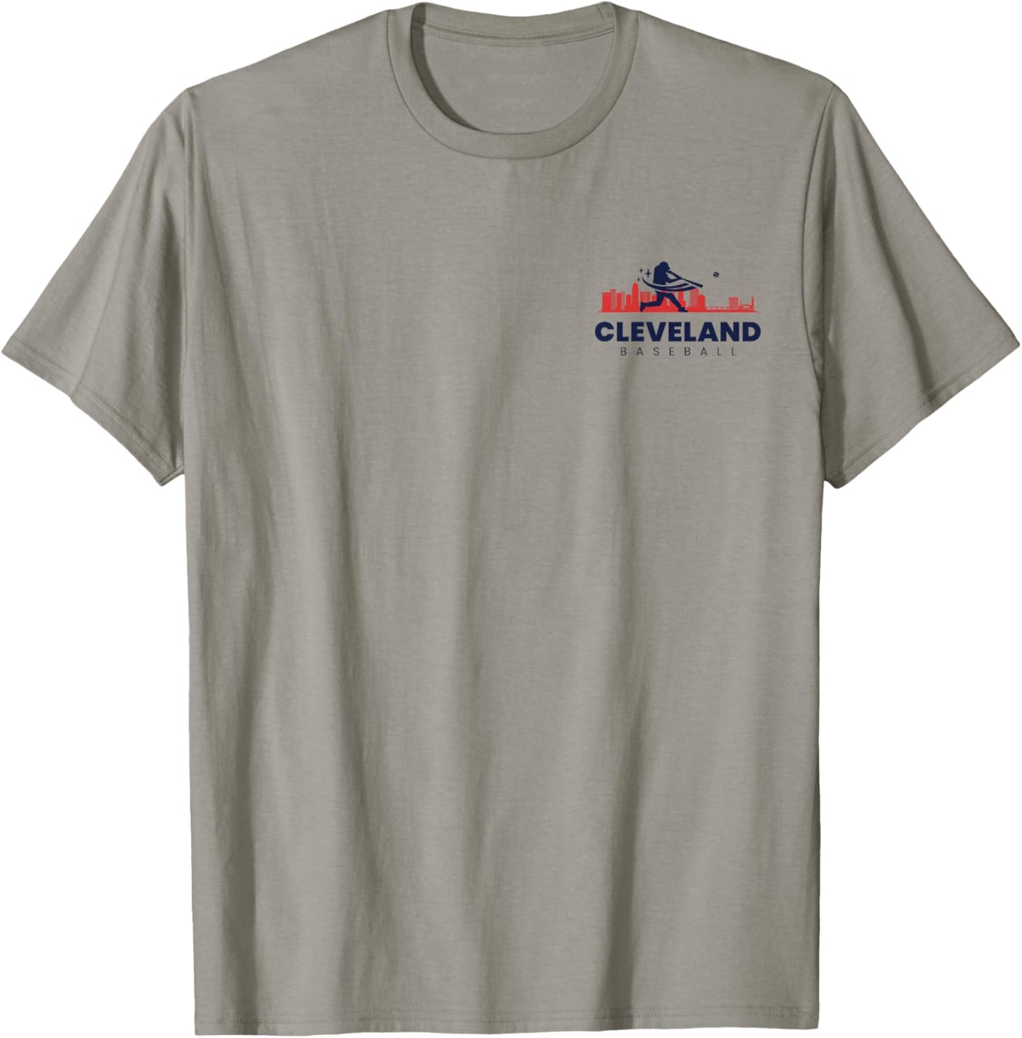 Cleveland Baseball Vintage Minimalist Retro Baseball Lover T-Shirt - T-Shirt | Sand