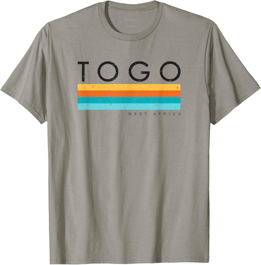 Vintage Togo West Africa Retro Design T-Shirt - T-Shirt | Sand