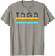 Vintage Togo West Africa Retro Design T-Shirt - T-Shirt | Sand