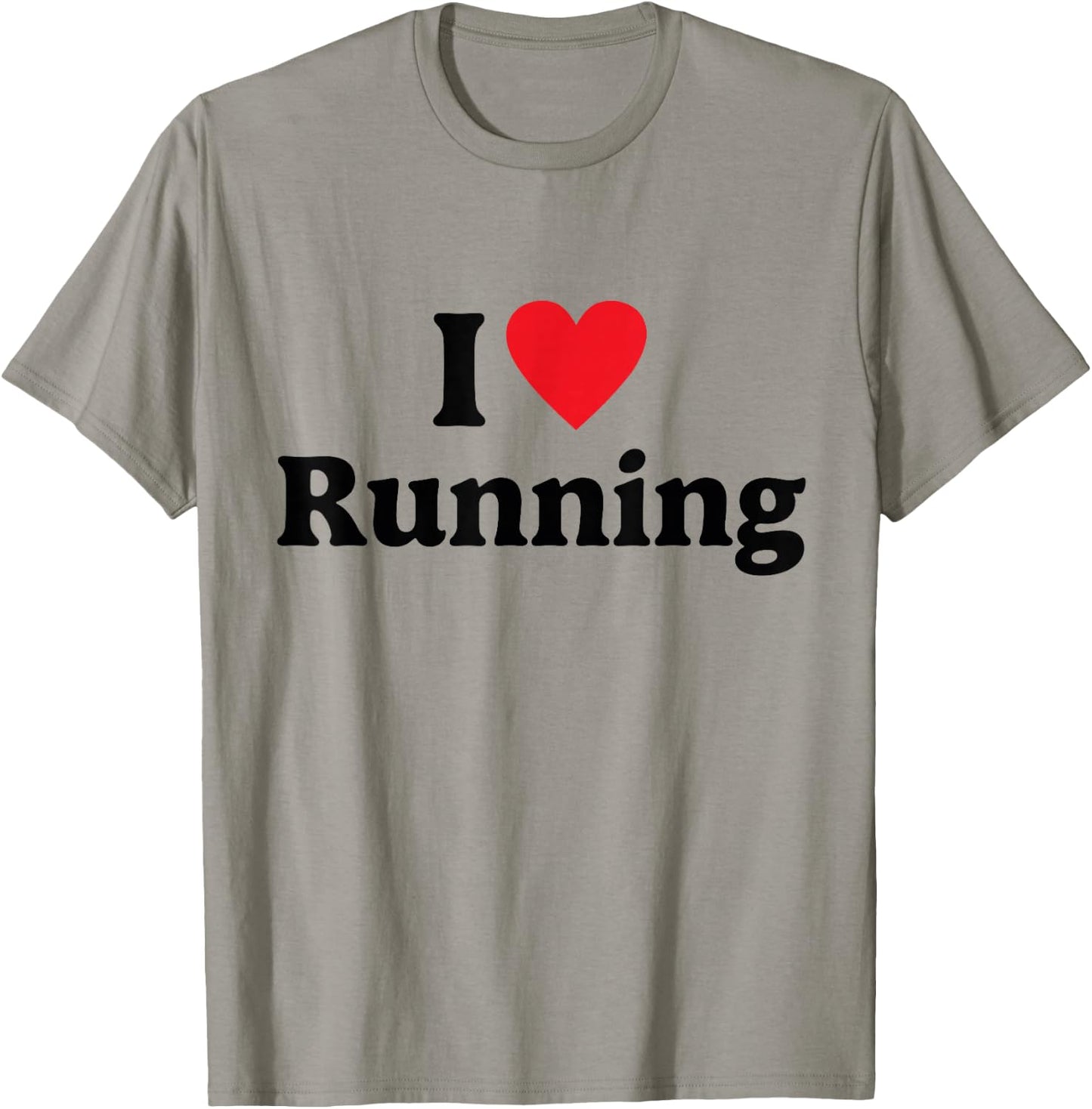 I love Running T-Shirt - T-Shirt | Sand