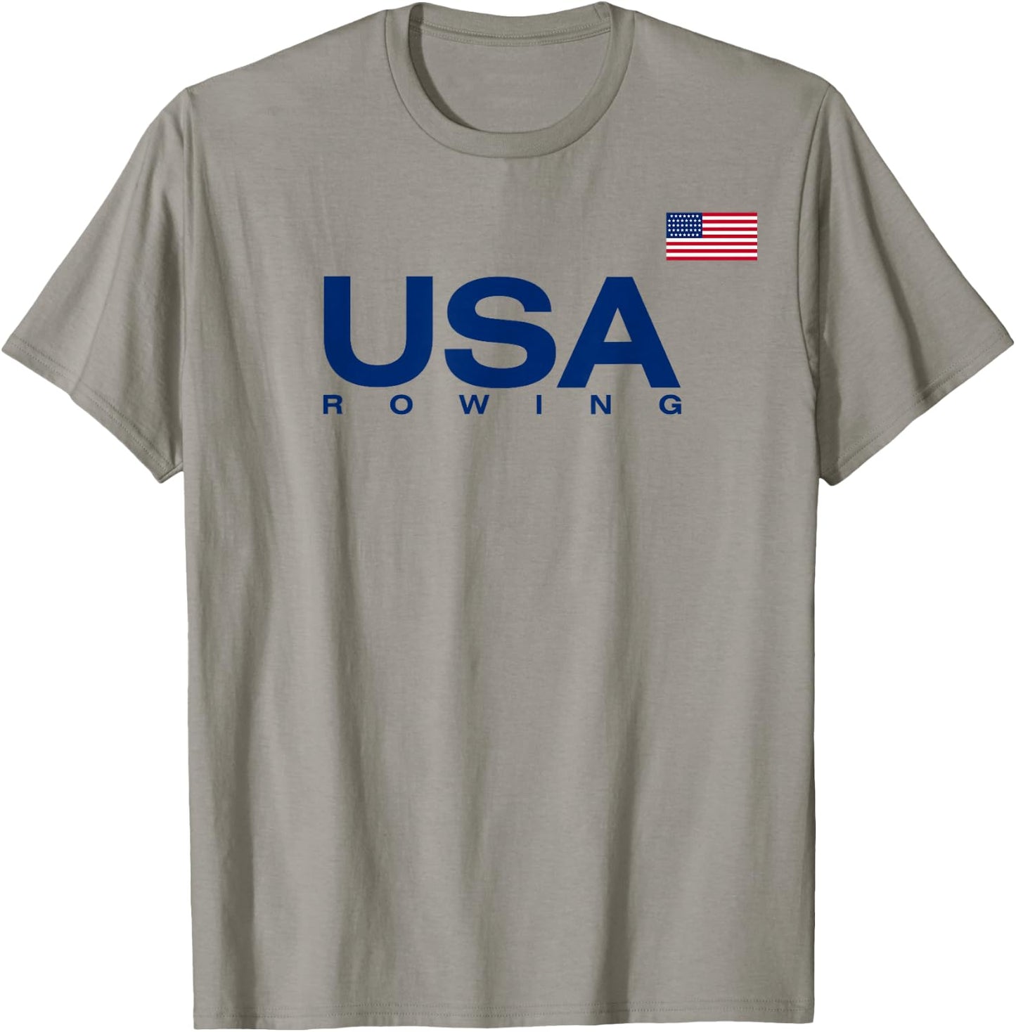 USA Rowing Flag T-Shirt - T-Shirt | Sand