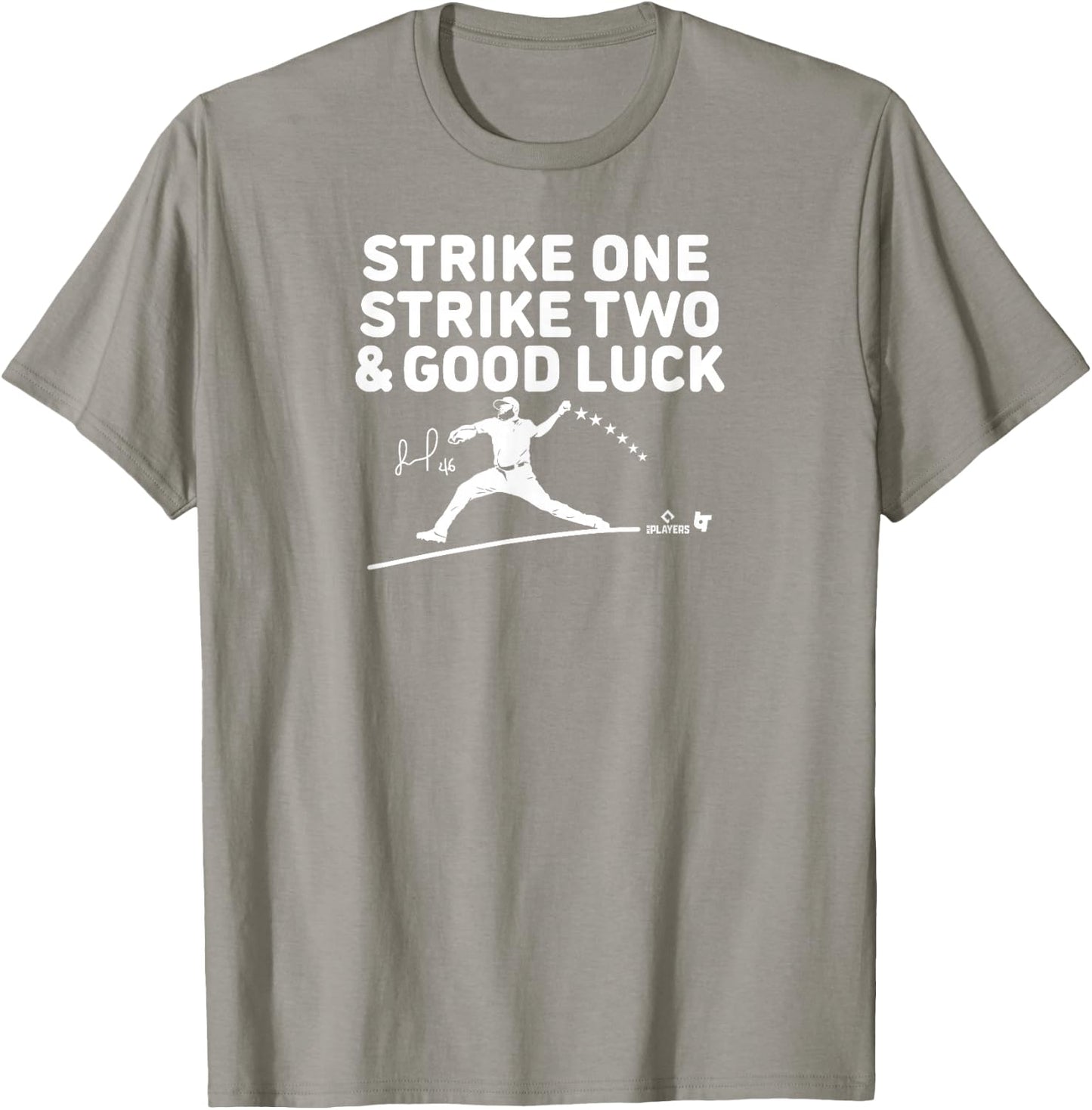 Jose Alvarado Strike 1 Strike 2 & Good Luck - Philadelphia T-Shirt - T-Shirt | Sand