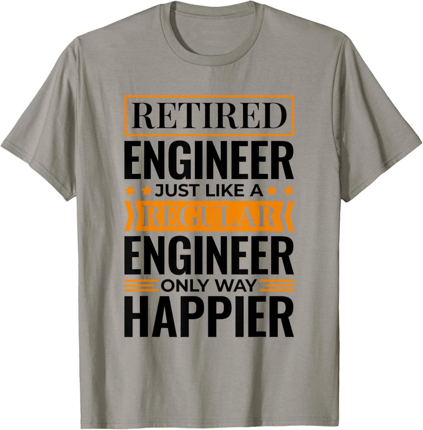 Retirement Men Women Engineering for Retired Engineers T-Shirt - T-Shirt | Sand