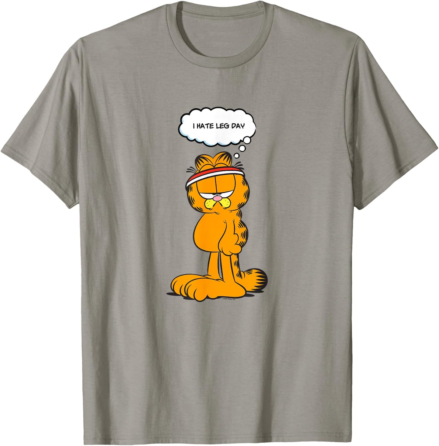 Garfield I Hate Legs Day Work Out Garfield T-Shirt - T-Shirt | Sand